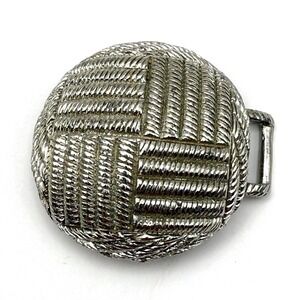 Vintage Douglas Paquette Silver Tone Belt Buckle – Western Statement Accessory